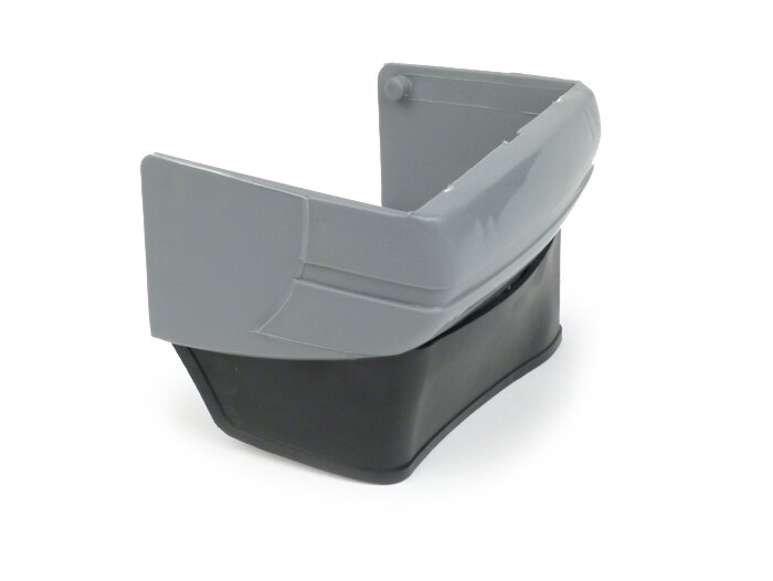 Rear mudflap -PIAGGIO- Vespa PX old style (1977-1983), PX80E EFL (V8X1T, -103053), PX200E EFL (VSX1T, -317397) - grey