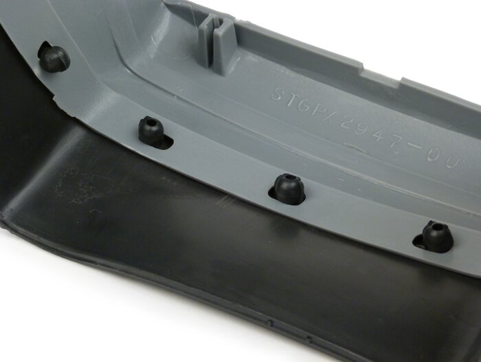 Rear mudflap -PIAGGIO- Vespa PX old style (1977-1983), PX80E EFL (V8X1T, -103053), PX200E EFL (VSX1T, -317397) - grey