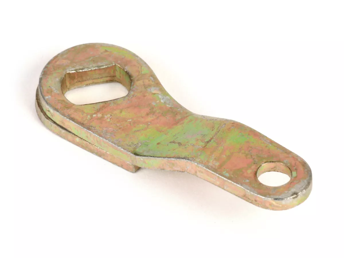 Levier de came de frein arrière -VESPA, levier court (1957-1971- Vespa Sprint150 (VLB1T), Rally180 (VSD1T), GS150 (VS1-5T), GL150 (VLA1T, VGLB1T), GT125 (VNL2T), GTR125 (VNL2T), TS125 (VNL3T), VNA, VNB, VBA, VBB, Super (VNC/VBC), P150S (VBX1T)