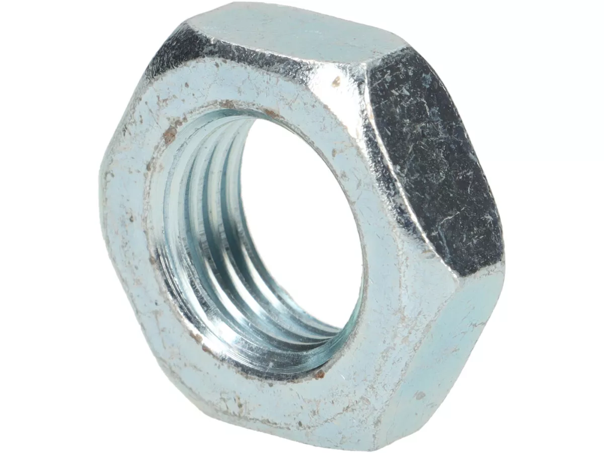 Mutter -DIN 934- M14 x 1,5 (används för tvärstagsbult Vespa PX, T5 125cc, Rally180 (VSD1T), Rally200 (VSE1T), Sprint150 (VLB1T), TS125 (VNL3T), GT125 (VNL2T), GTR125 (VNL2T), GS160 / GS4 (VSB1T), SS180 (VSC1T), GL150 (VLA1T), Super, VNA, VNB, VBA, V