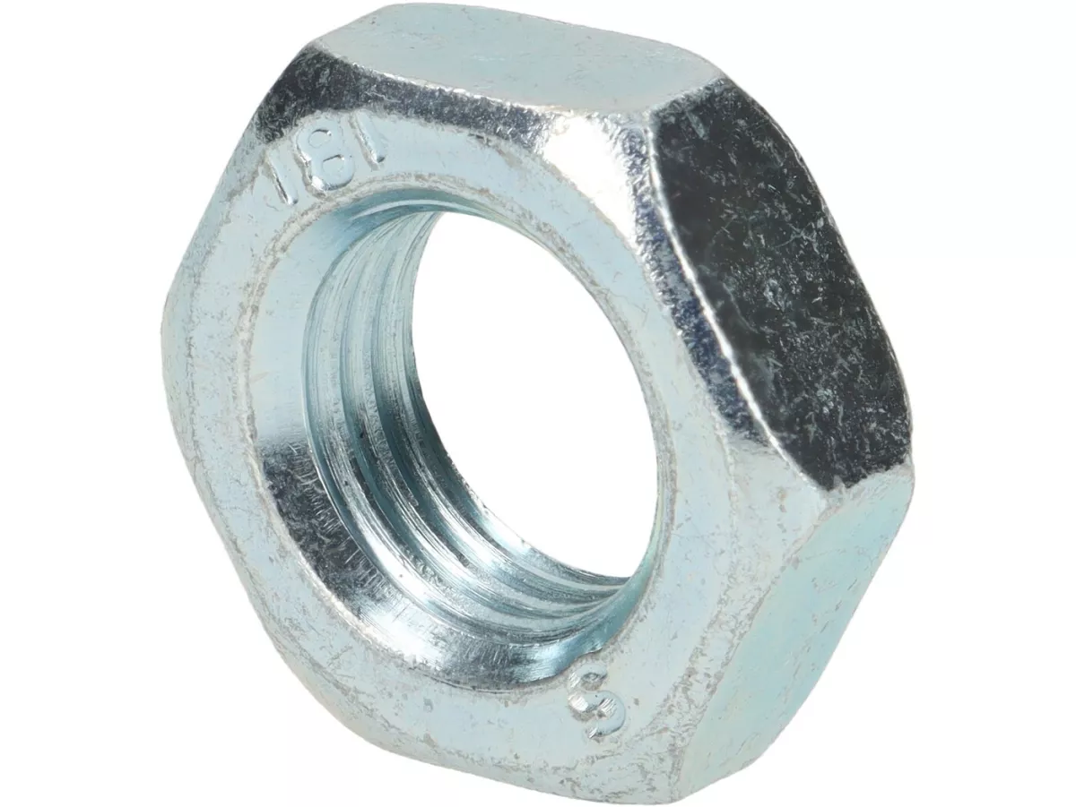 Mutter -DIN 934- M14 x 1,5 (används för tvärstagsbult Vespa PX, T5 125cc, Rally180 (VSD1T), Rally200 (VSE1T), Sprint150 (VLB1T), TS125 (VNL3T), GT125 (VNL2T), GTR125 (VNL2T), GS160 / GS4 (VSB1T), SS180 (VSC1T), GL150 (VLA1T), Super, VNA, VNB, VBA, V