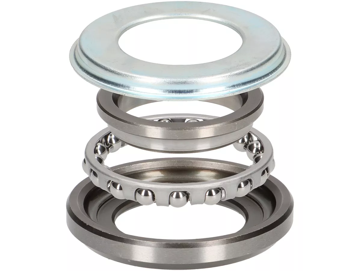 Cojinete de dirección -OEM QUALITY- Piaggio, Gilera, Vespa - inferior - Vespa V50, 50N, PV, ET3, PK, PX, T5, Cosa, Rally, Sprint, Super, GS160, SS180, GTS, HPE, ET2, ET4, LX/LXV, S50-125, Sprint, Primavera, Runner, SKR, Skipper, TPH, Hexagon - todos P
