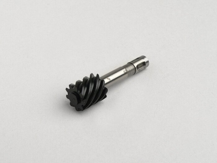 Speedometer worm -OEM QUALITY- Vespa 9 teeth, l=44mm, 2.7mm square (used in Rally180 (VSD1T), Rally200 (VSE1T), Sprint150 (VLB1T), GT125 (VNL2T), GTR125 (VNL2T), TS125 (VNL3T), GL150 (VLA1T)VLA1T (from 077399))