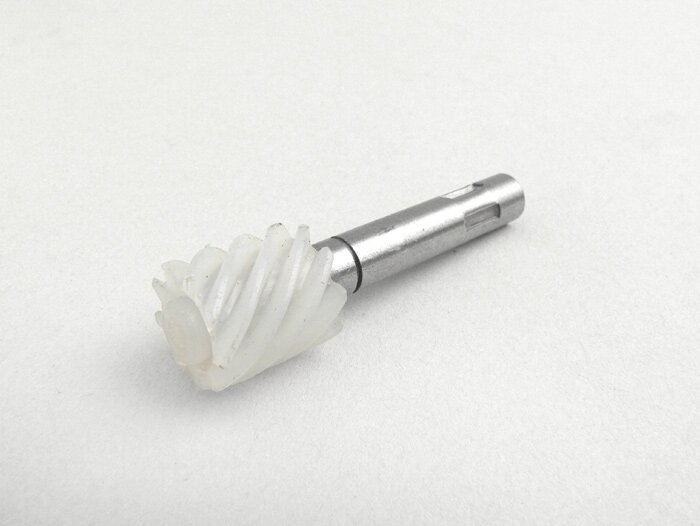 Speedometer worm -OEM QUALITY- Vespa 9 teeth, l=44mm, 2.0mm square (used in GL VLA1T (up to no. 077398), GS150 / GS3)