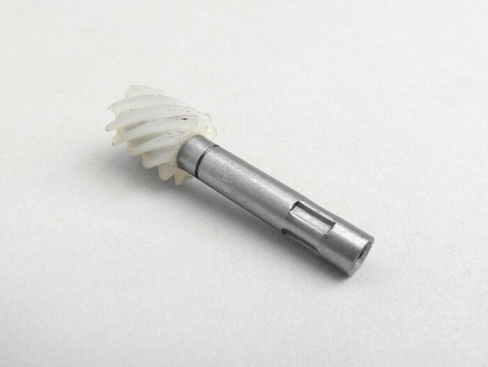 Speedometer worm -OEM QUALITY- Vespa 9 teeth, l=44mm, 2.0mm square (used in GL VLA1T (up to no. 077398), GS150 / GS3)