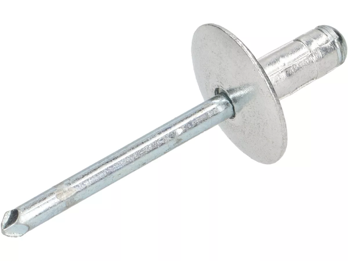 Blind rivet with large head -UNIVERSAL- Ø=5mm for 0.5-6mm