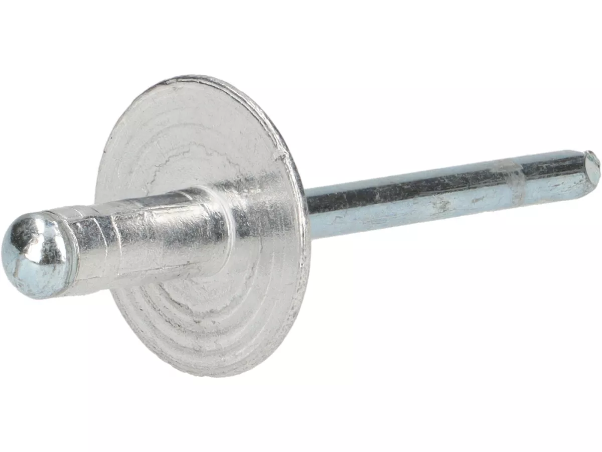 Blind rivet with large head -UNIVERSAL- Ø=5mm for 0.5-6mm