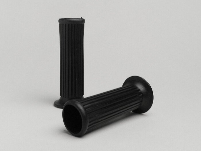 Pair of grips -PIAGGIO Ø=24mm l=120mm- Vespa V50 PV125, ET3 - for handlebar indicators - black
