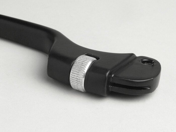 Levier de frein ou d’embrayage -QUALITÉ OEM, sportif, réglable- Vespa PX, Rally180 (VSD1T), Rally200 (VSE1T), Sprint, V50, PV125, ET3 - noir