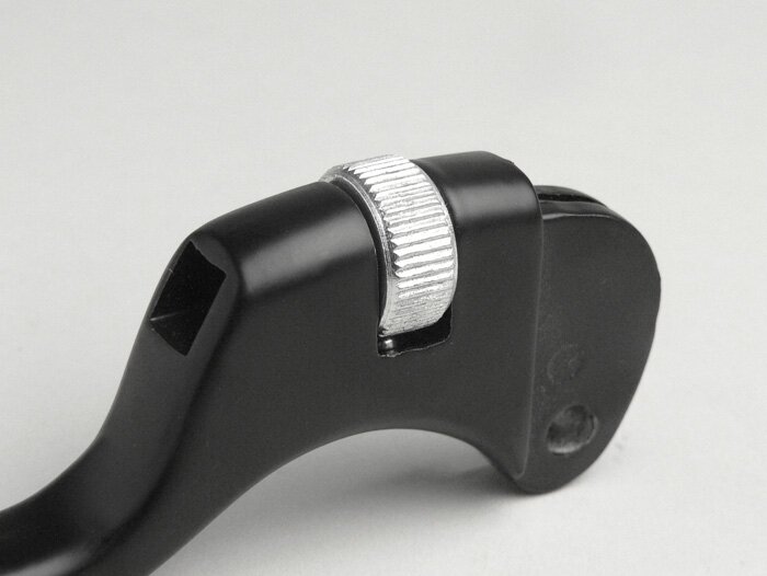 Levier de frein ou d’embrayage -QUALITÉ OEM, sportif, réglable- Vespa PX, Rally180 (VSD1T), Rally200 (VSE1T), Sprint, V50, PV125, ET3 - noir
