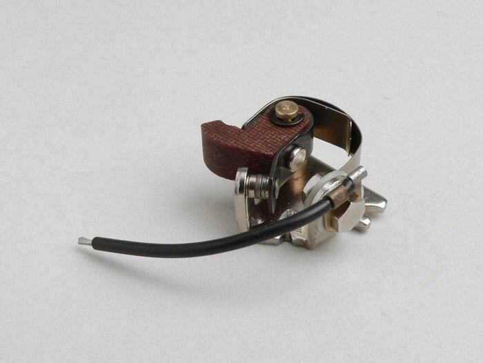 Contactos de encendido -CALIDAD OEM, cortos, Ø=3,8mm perno guía- Vespa PX, V50 (12V)