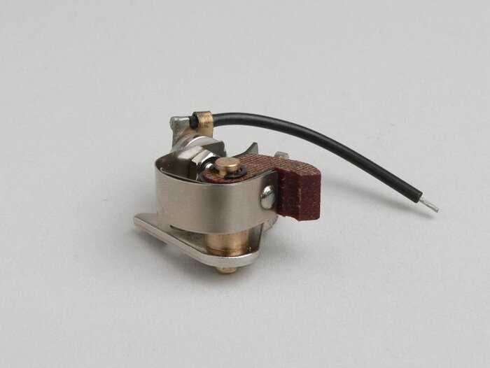 Contactos de encendido -CALIDAD OEM, cortos, Ø=3,8mm perno guía- Vespa PX, V50 (12V)