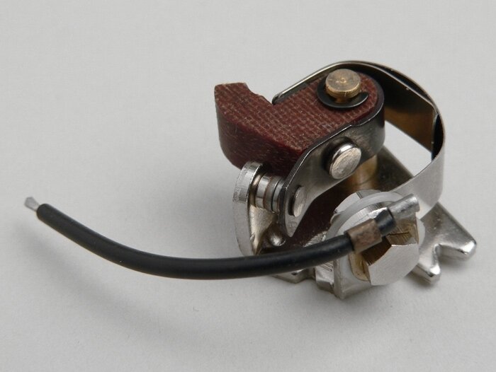 Contactos de encendido -CALIDAD OEM, cortos, Ø=3,8mm perno guía- Vespa PX, V50 (12V)