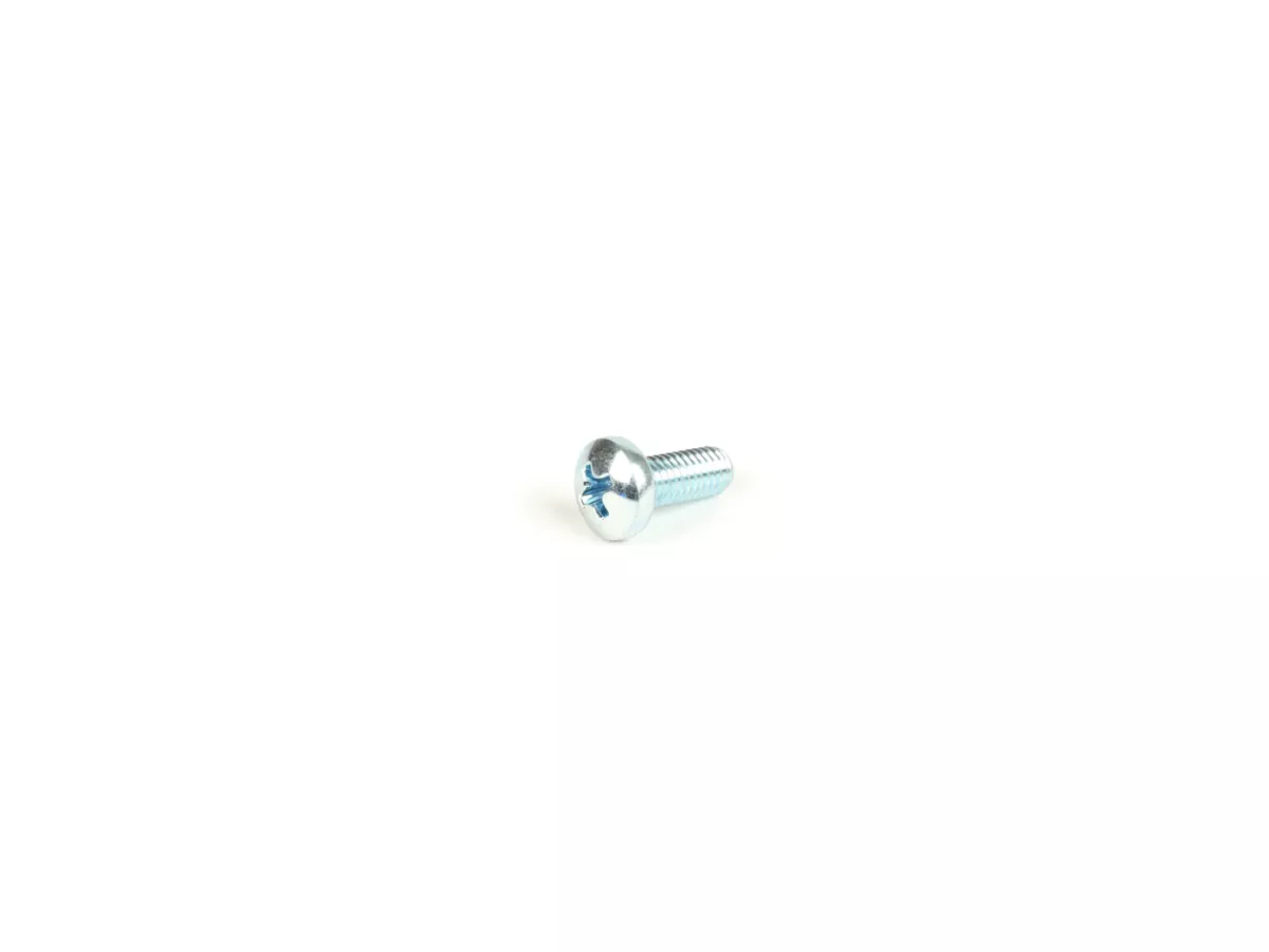 Skruv -DIN 7985- M5 x 12 mm (används för tändningsbasplatta Vespa PK, PX, Cosa, T5 125cc)