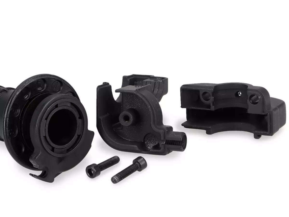 Presa rapida dell'acceleratore -TOMASELLI Ø=22mm orizzontale- nero/trasparente