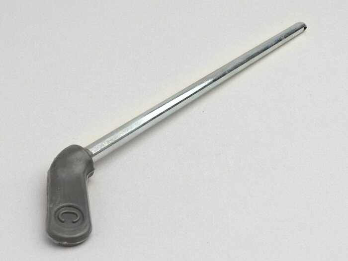 Palanca del grifo de gasolina - CALIDAD DE OEM, L=165mm- Vespa PX, Rally180 (VSD1T), Rally200 (VSE1T), TS (VNL3T), Sprint Veloce (VLB1T con engrase separado), GTR (VNL2T con engrase separado), Super (VBC1T con engrase separado) - plástico
