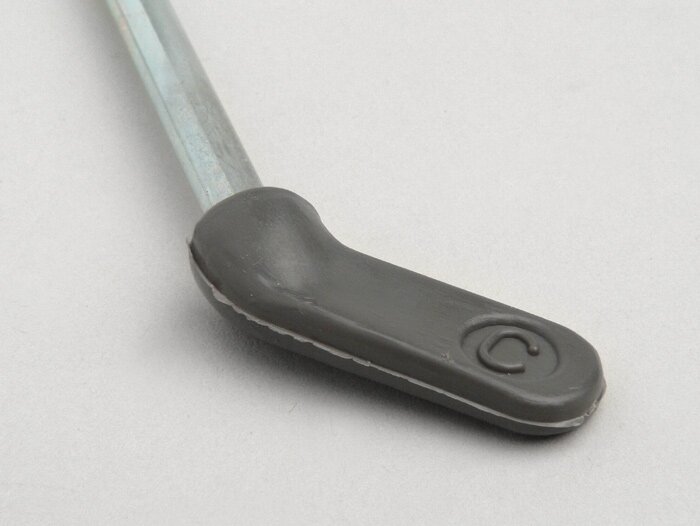 Palanca del grifo de gasolina - CALIDAD DE OEM, L=165mm- Vespa PX, Rally180 (VSD1T), Rally200 (VSE1T), TS (VNL3T), Sprint Veloce (VLB1T con engrase separado), GTR (VNL2T con engrase separado), Super (VBC1T con engrase separado) - plástico