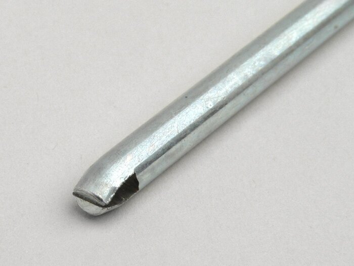 Palanca del grifo de gasolina - CALIDAD DE OEM, L=165mm- Vespa PX, Rally180 (VSD1T), Rally200 (VSE1T), TS (VNL3T), Sprint Veloce (VLB1T con engrase separado), GTR (VNL2T con engrase separado), Super (VBC1T con engrase separado) - plástico