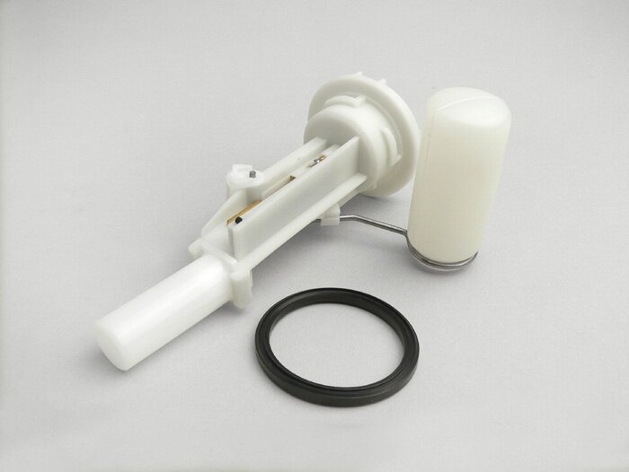 Sensor del depósito de combustible -PIAGGIO- PX (a partir de 1984) - tapón de plástico Ø55mm (50-350 Ohm)
