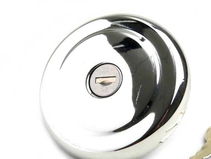 Fuel tank cap -BGM ORIGINAL- PX (since 1984), PK XL - stainless steel, lockable