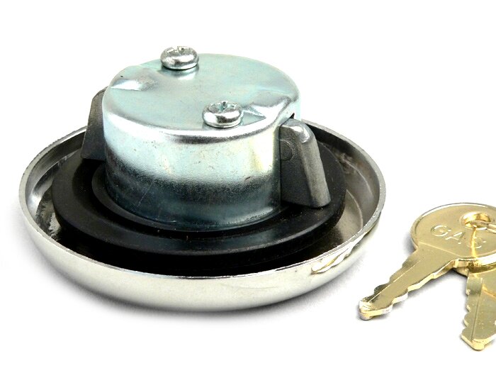 Fuel tank cap -BGM ORIGINAL- PX (since 1984), PK XL - stainless steel, lockable