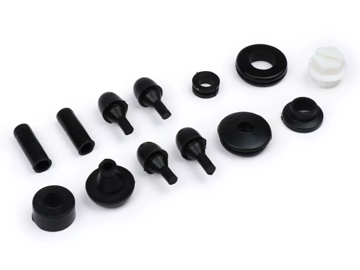 Rubber onderdelen set -OEM KWALITEIT- LML Star/Deluxe - XL - 31 stuks - ook geschikt voor Vespa PX Lusso (vanaf 1984)
