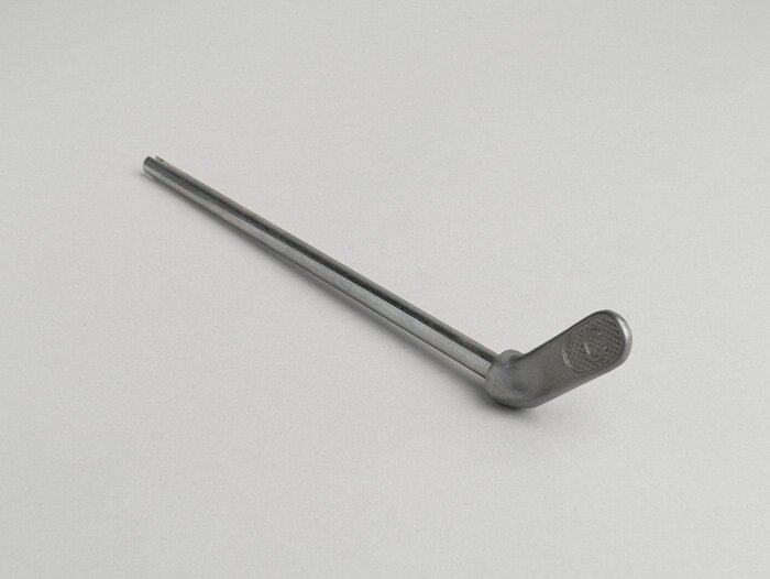 Fuel tap lever -CIF- Vespa Sprint (VLB1T), Sprint Veloce (VLB1T), GT125 (VNL2T), GTR125 (VNL2T), Super (VBC1T, VNC1T), SS180 (VSC1T), GS160 / GS4 (VSB1T), GL (VLA1T), VBB, VNB - metal