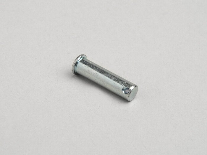 Brake pedal pivot Ø=5.5x21.5mm -PIAGGIO- Vespa PX, T5 125cc, PK, V50, V90, SS50, SS90, PV125, ET3 - used to attach the brake cable in the pedal (secured with a split pin)