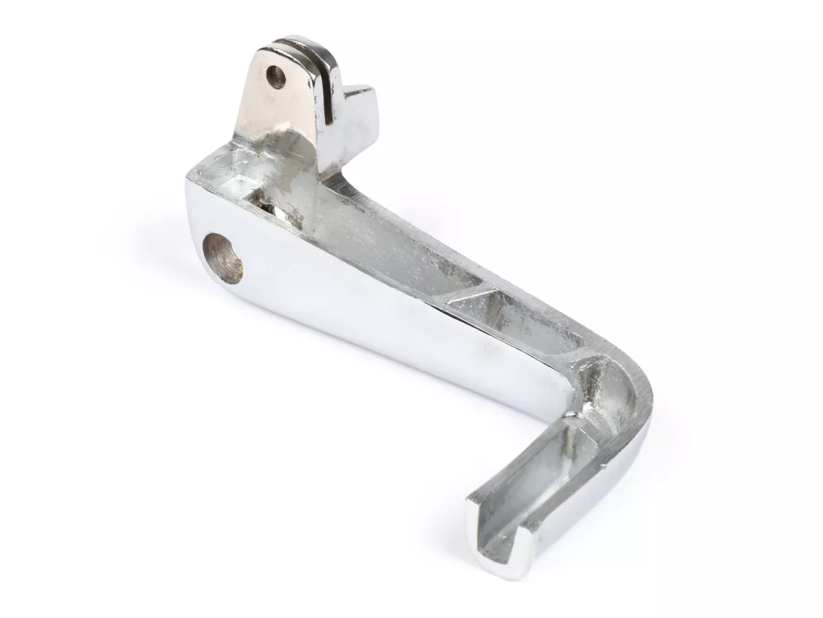 Brake pedal -OEM QUALITY- Vespa Rally180 (VSD1T), Rally200 (VSE1T), Sprint150 (VLB1T), TS125 (VNL3T), GT125 (VNL2T), GTR125 (VNL2T), GL150 (VLA1T), Super, GS160 / GS4 (VSB1T), SS180 (VSC1T), VNB, VBB, VNA, VBA, VL, VB - chrome