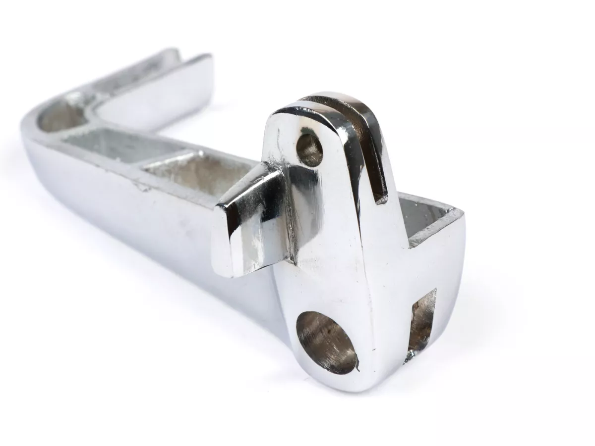 Brake pedal -OEM QUALITY- Vespa Rally180 (VSD1T), Rally200 (VSE1T), Sprint150 (VLB1T), TS125 (VNL3T), GT125 (VNL2T), GTR125 (VNL2T), GL150 (VLA1T), Super, GS160 / GS4 (VSB1T), SS180 (VSC1T), VNB, VBB, VNA, VBA, VL, VB - chrome