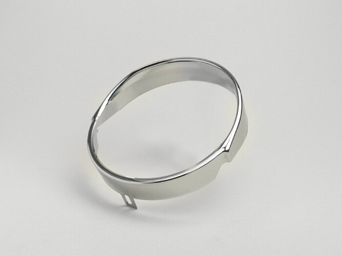 Anello di rifinitura del faro -QUALITÀ OEM, Ø=135mm- Vespa PK XL -Cromo