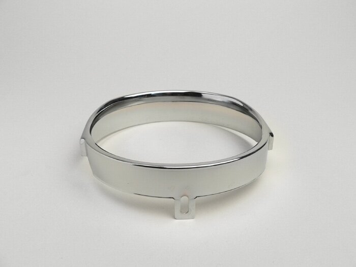 Anello di rifinitura del faro -QUALITÀ OEM, Ø=135mm- Vespa PK XL -Cromo