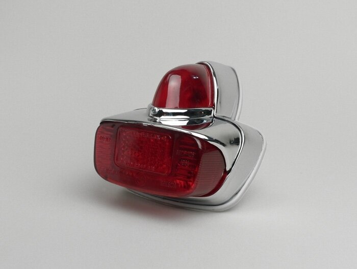 Taillight -BOSATTA Vespa GS - plastic - Chrome