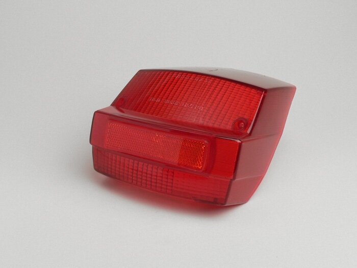 Cristal piloto trasero -PIAGGIO- Vespa PX antigua (-1984) - Rojo