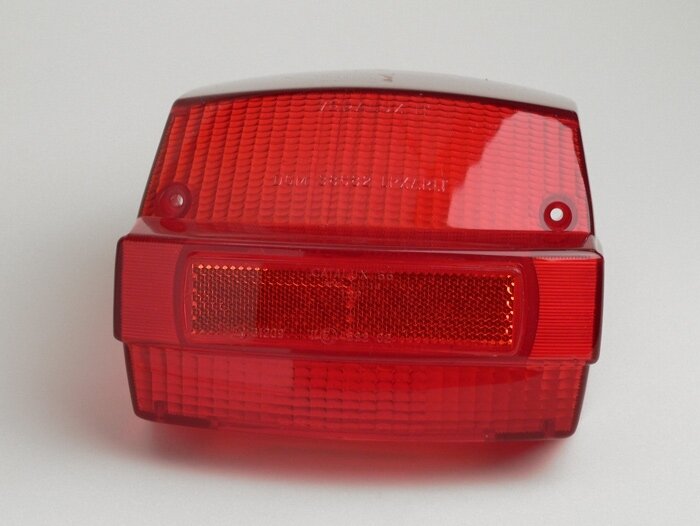 Cristal piloto trasero -PIAGGIO- Vespa PX antigua (-1984) - Rojo