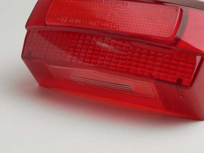 Cristal piloto trasero -PIAGGIO- Vespa PX antigua (-1984) - Rojo