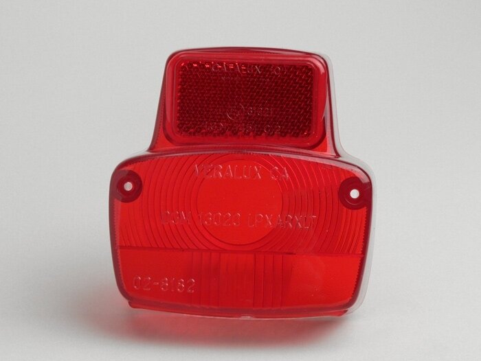 Vitre de feu arrière -BOSATTA- Vespa vintage small - rouge