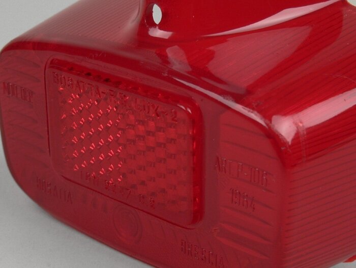 Taillight lens -BOSATTA- Vespa GS - red
