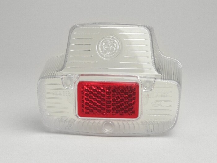 Taillight lens -BOSATTA- Vespa vintage large - Vespa 125 VNB (VNB6T), GL (VLA1T), Sprint (VLB1T till no. 025478), SS180 (VSC1T till no. 0018000) - white