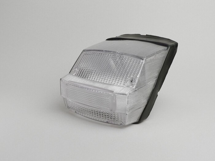 Taillight -BOSATTA- Vespa P (-1984) - white (w/o e-mark)