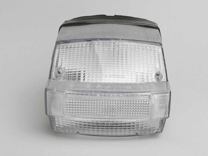 Taillight -BOSATTA- Vespa P (-1984) - white (w/o e-mark)