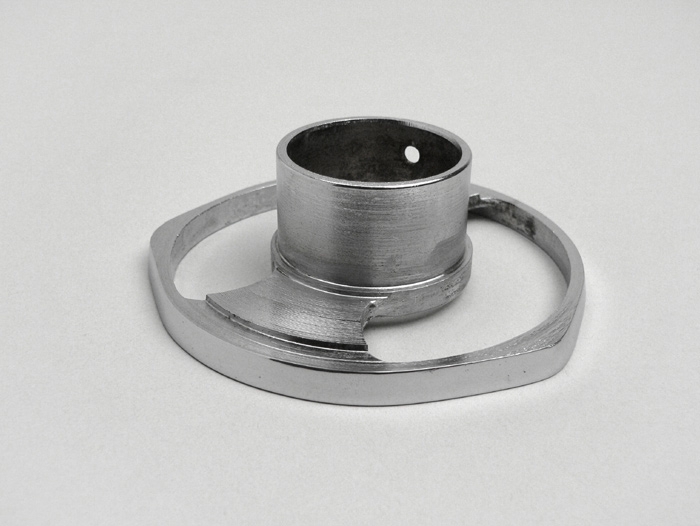 Chroom ring stuur/beenschild -LAMBRETTA- LI (serie 3), LIS, TV (serie 3) - Chroom