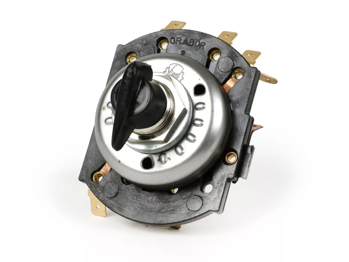 Ignition switch -GRABOR- Vespa Rally180 (VSD1T), SS180 (VSC1T) - 9 plugs