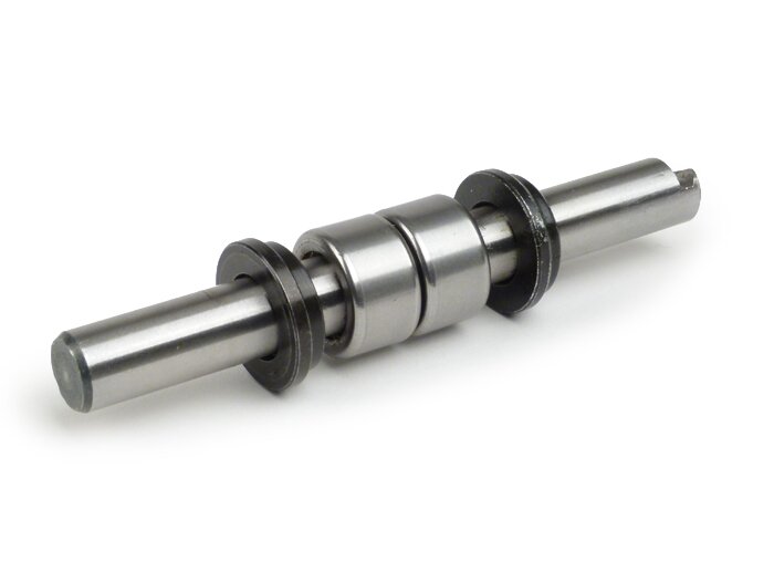 Fork link axle -IMPORT- Vespa Rally180 (VSD1T), Rally200 (VSE1T), Sprint150 (VLB1T), TS125 (VNL3T), GTR125 (VNL2T), GT125 (VNL2T), Super, VNB5T (since no 026921) till VNB6T, VBB2T (since No 212456), GL150 (VLA1T) (since No 067470)
