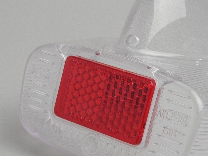 Taillight lens -BOSATTA- Vespa GS - white