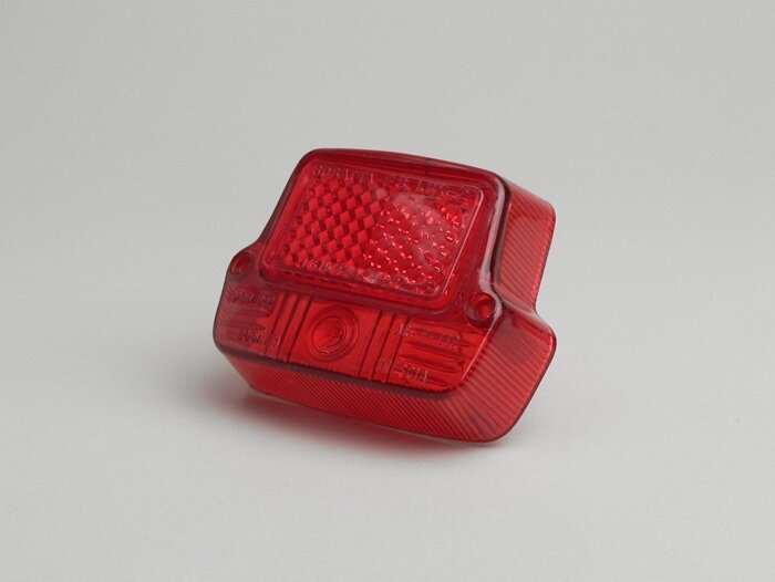 Taillight lens -PREMIUM- Vespa V50 (till frame V5A1T0122876)