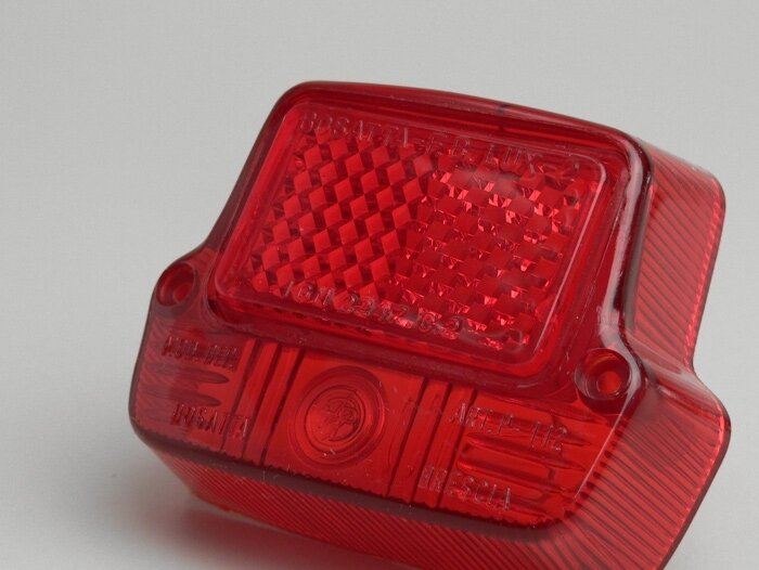 Taillight lens -PREMIUM- Vespa V50 (till frame V5A1T0122876)