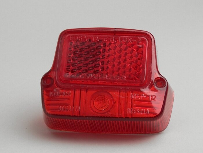 Taillight lens -PREMIUM- Vespa V50 (till frame V5A1T0122876)