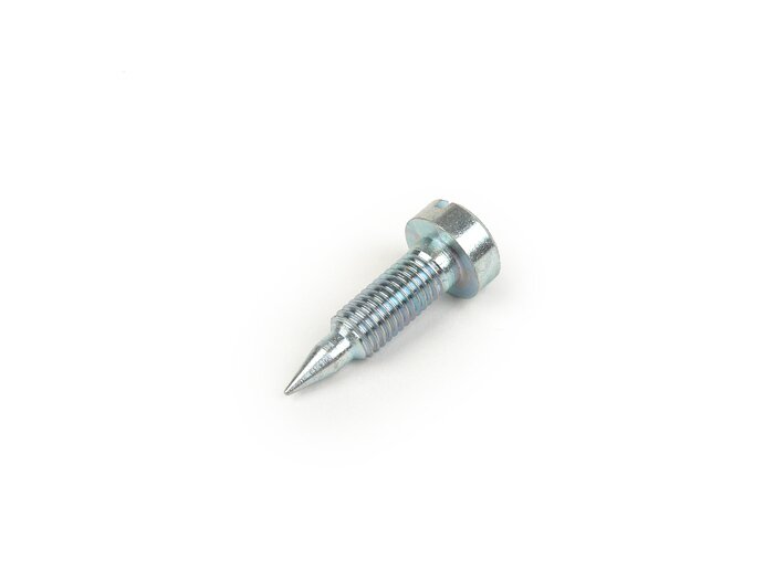 Vite di regolazione miscela -DELLORTO- SI20-24mm - filettatura M5 x 0,75mm - punta spessa (Ø=1,5mm) - tipo Vespa PX con vite ad intaglio
