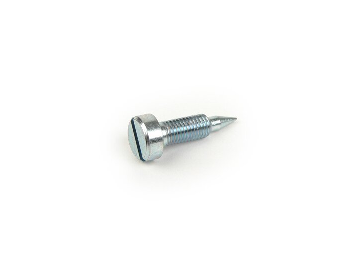Vite di regolazione miscela -DELLORTO- SI20-24mm - filettatura M5 x 0,75mm - punta spessa (Ø=1,5mm) - tipo Vespa PX con vite ad intaglio